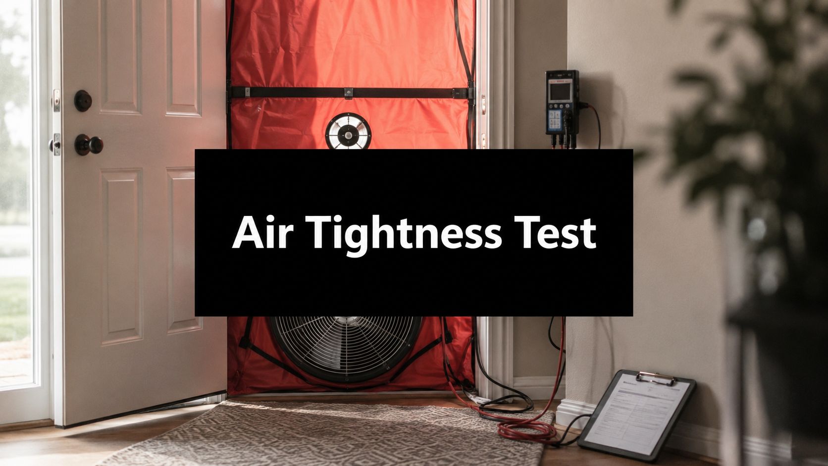 Air Tightness Testing Explained for UK Homes