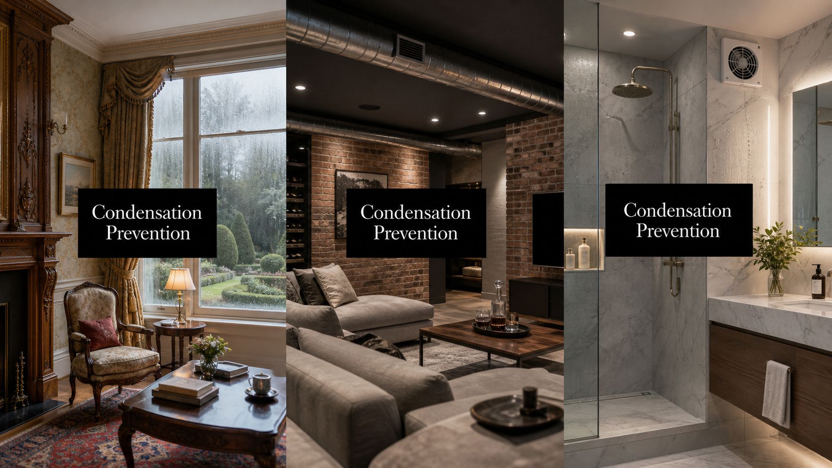 Condensation Prevention for Luxury & Listed Homes