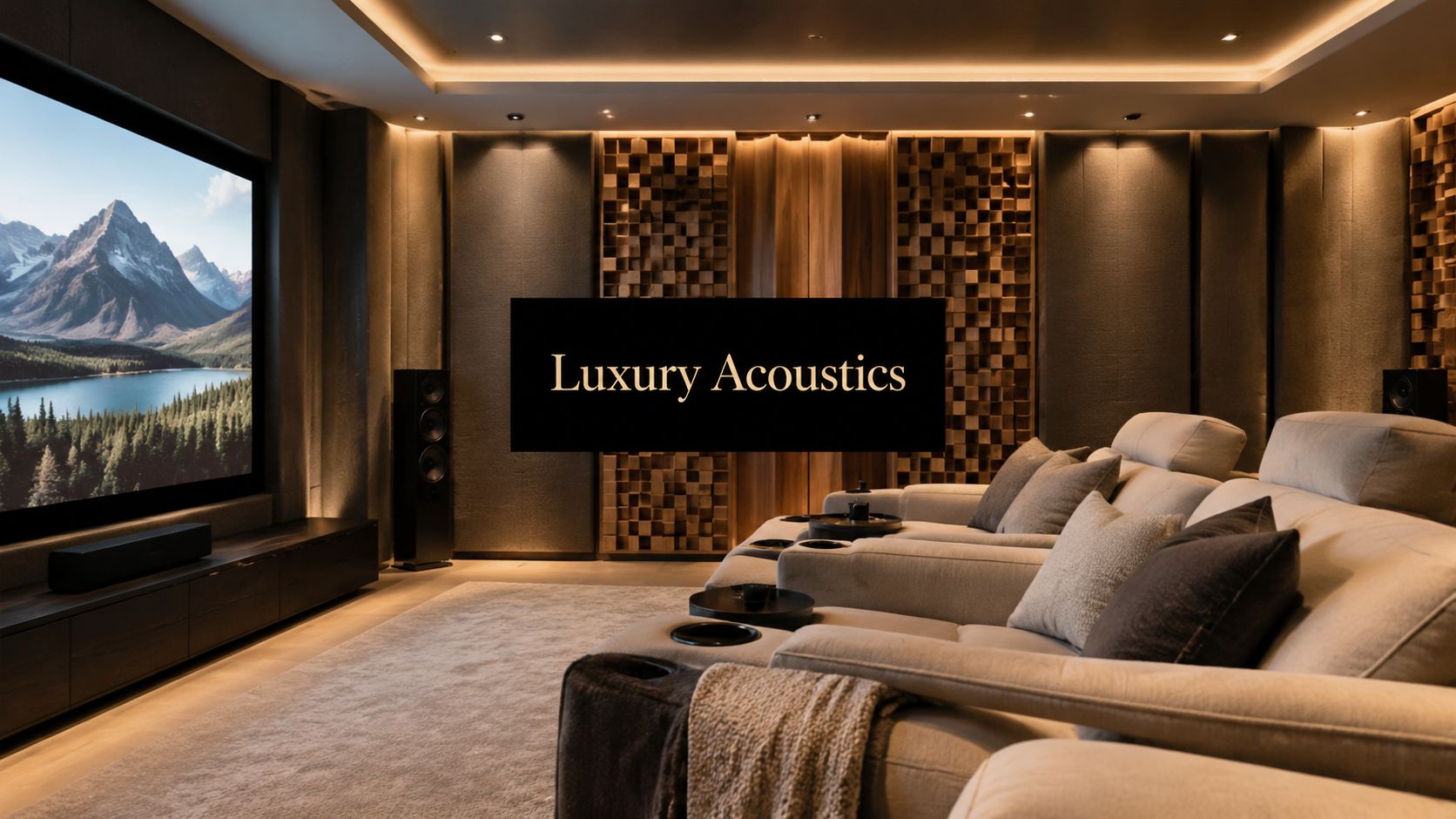 Home Cinema Acoustic Treatment for Luxury Homes