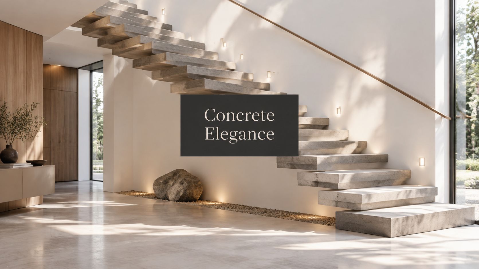 7 Bespoke Concrete Stairs Ideas for Luxury Homes