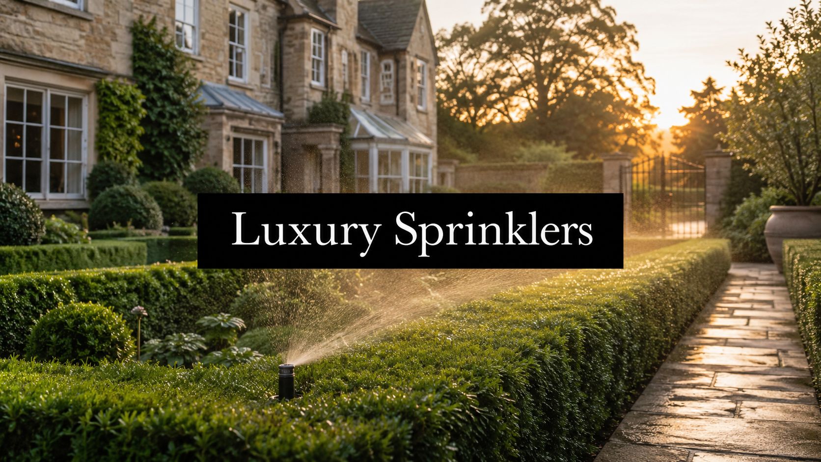 Luxury Sprinkler System Design: UK Homes & Heritage