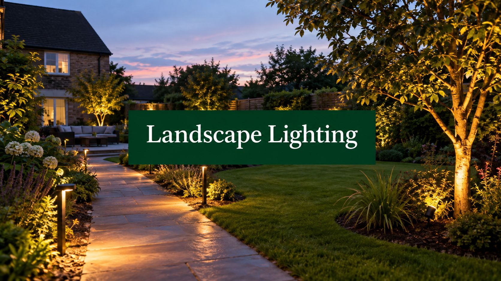 How to Design Landscape Lighting for UK Homes