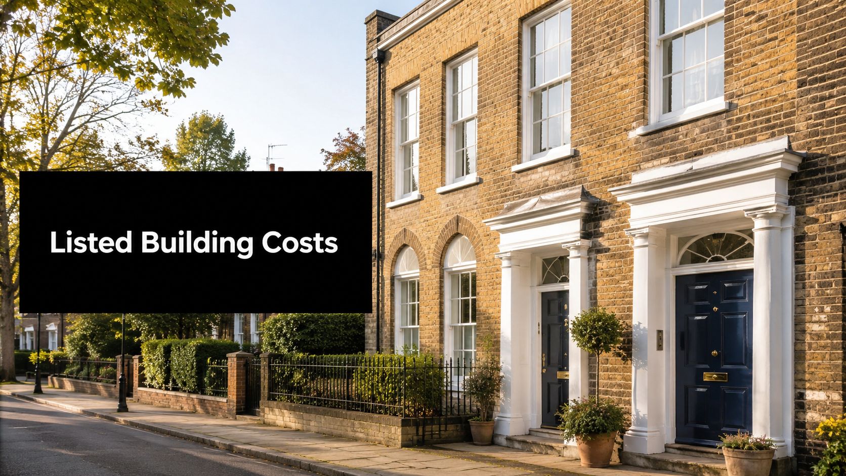 Cost of Listed Building Consent: A Realistic UK Guide