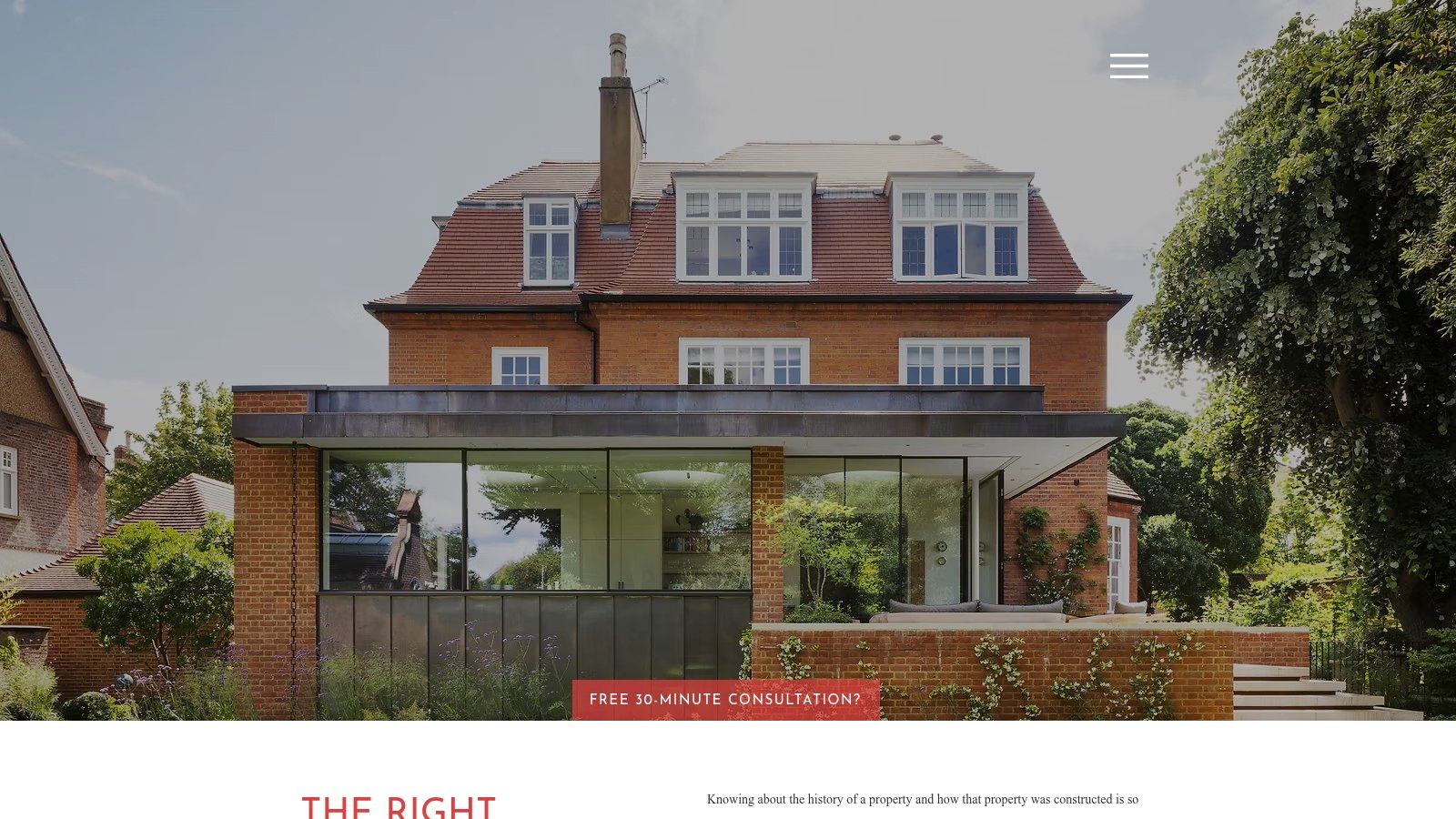Screenshot from https://harperlatterarchitects.co.uk/conservation-heritage