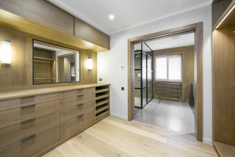 Wine store with racking and glass door